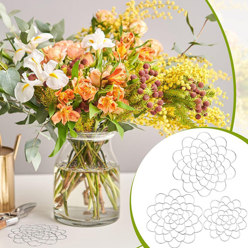 Ikebana Vase Kenzan - 나선형 이케바나 줄기 홀더 꽃병 꽃꽂이를위한