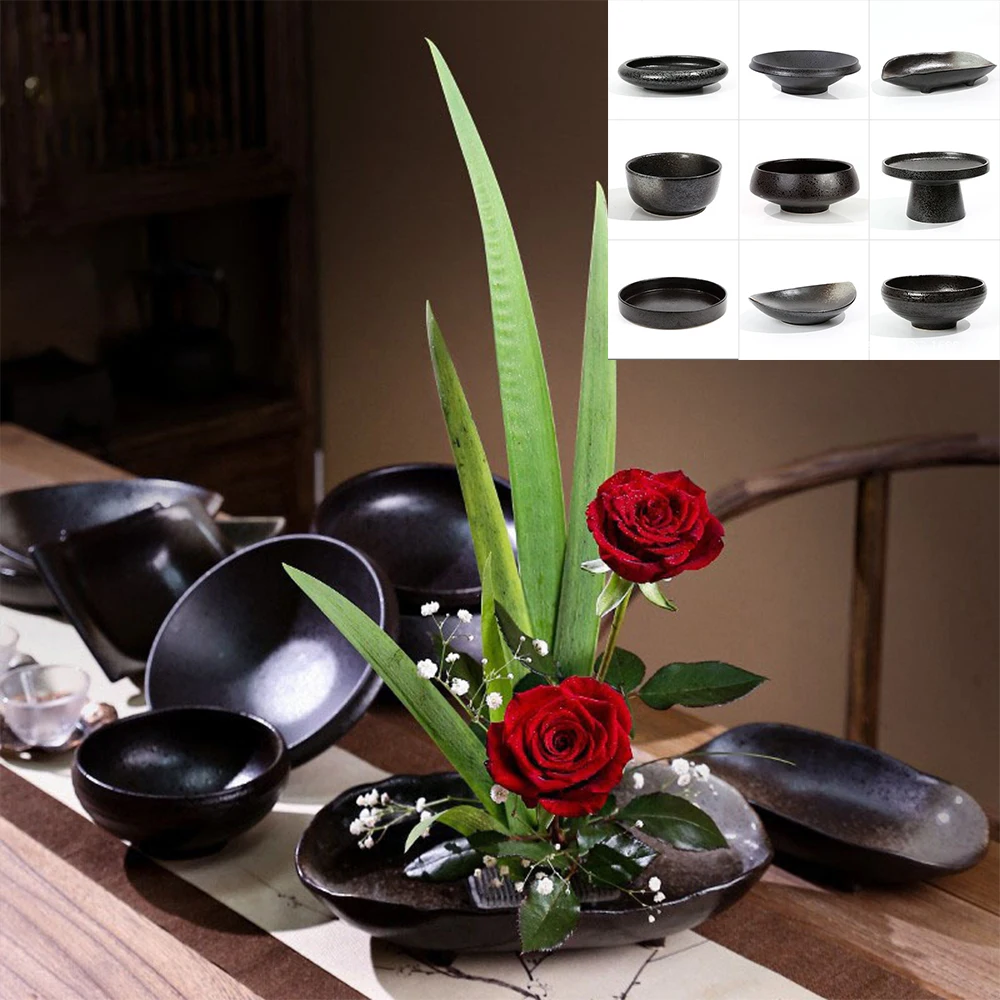 Ikebana Vase Kenzan - 일본 개구리 도자기 꽃병 이케바나 꽃꽂이