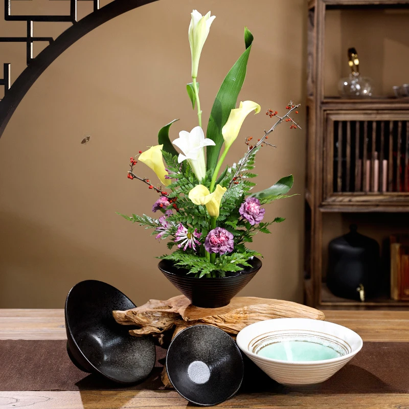 일본 개구리 꽃병 세라믹 부케 꽃꽂이 그릇 장치, 켄잔 - Ikebana Vase Kenzan 리뷰 및 가격