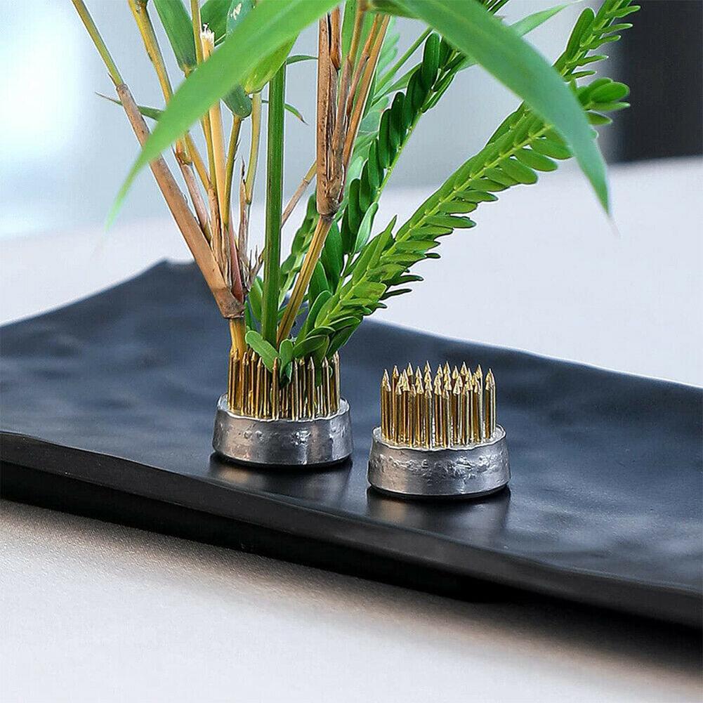 가스켓 아트가있는 둥근 꽃꽂이 꽃 개구리 고정 배열 도 - Ikebana Vase Kenzan 리뷰 및 가격