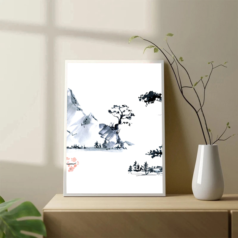 일본식 벚꽃 나무 캔버스 유화 포스터 인쇄 현대 간단한 - Japanese Lifestyle In Japanese 리뷰 및 가격