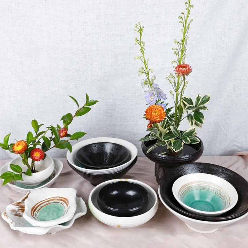 일본 개구리 도자기 꽃병 이케바나 꽃꽂이 그릇 장치,  - Ikebana Vase Kenzan 리뷰 및 가격