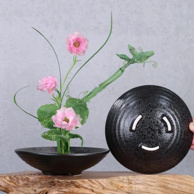 일본 개구리 도자기 꽃병 이케바나 꽃꽂이 그릇 장치,  - Ikebana Vase Kenzan 리뷰 및 가격