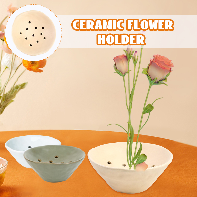 동굴 꽃 냄비 Kenzan 도자기 꽃병 일본 선 스타일 - Ikebana Vase Kenzan 리뷰 및 가격