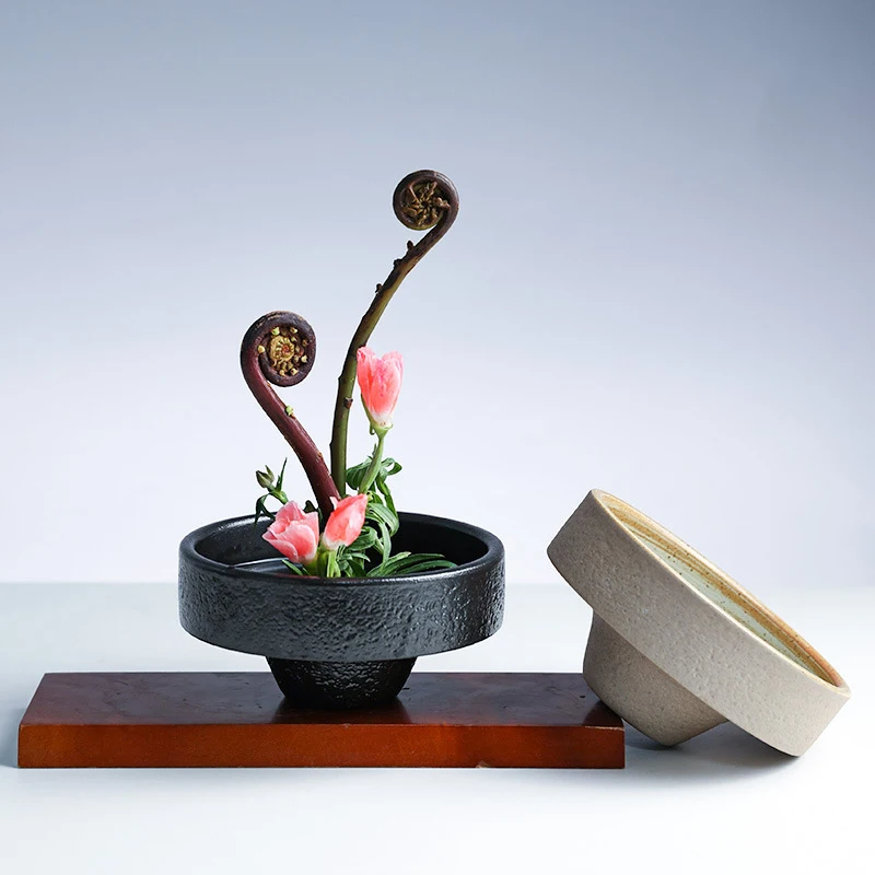 일본 개구리 도자기 꽃병, 꽃꽂이 그릇, 겐잔 꽃다발, - Ikebana Vase Kenzan 리뷰 및 가격